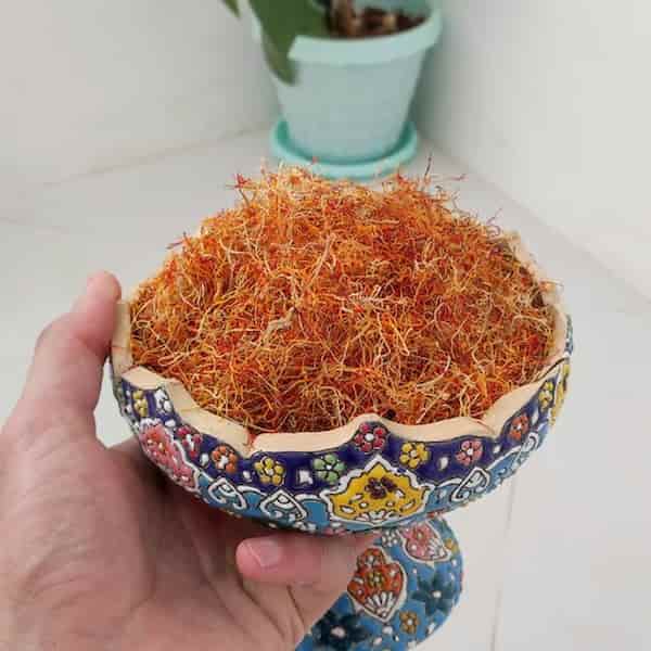 تصویر 1 از فروش زعفران ریشه سفید + قیمت خرید به صرفه